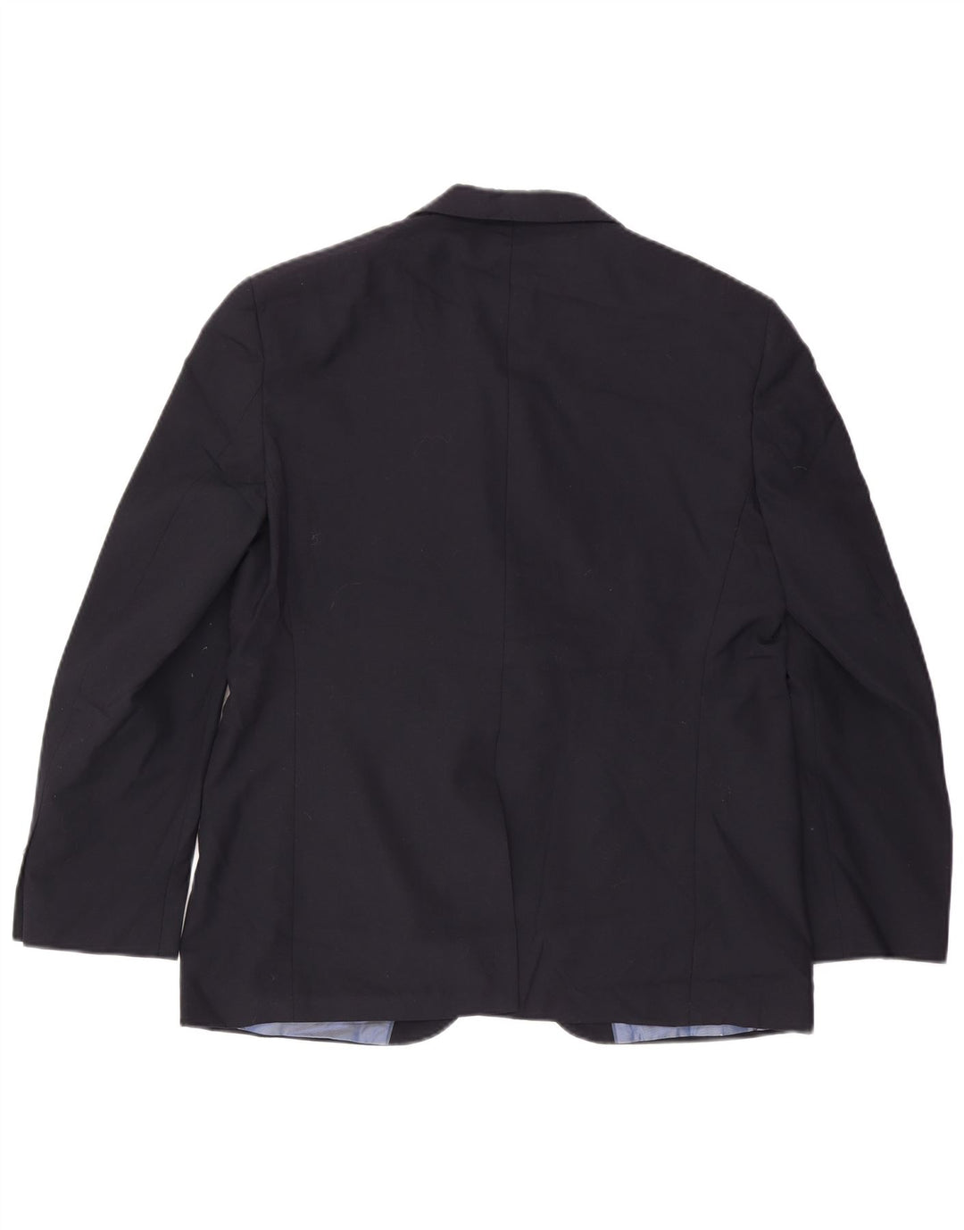 Мужской пиджак на двух пуговицах Marks & Spencer UK 42, большой темно-синий, шерстяной