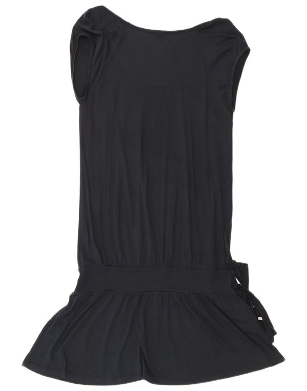 Женское платье с заниженной талией Calvin Klein Jeans UK 14, большое черное вискоза