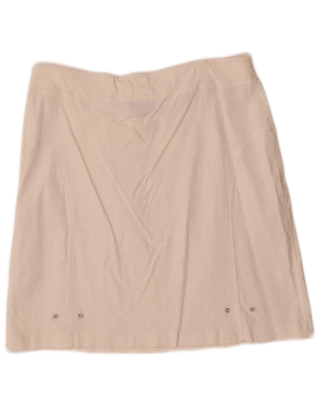 Винтажная женская мини-юбка XL W36 Off White