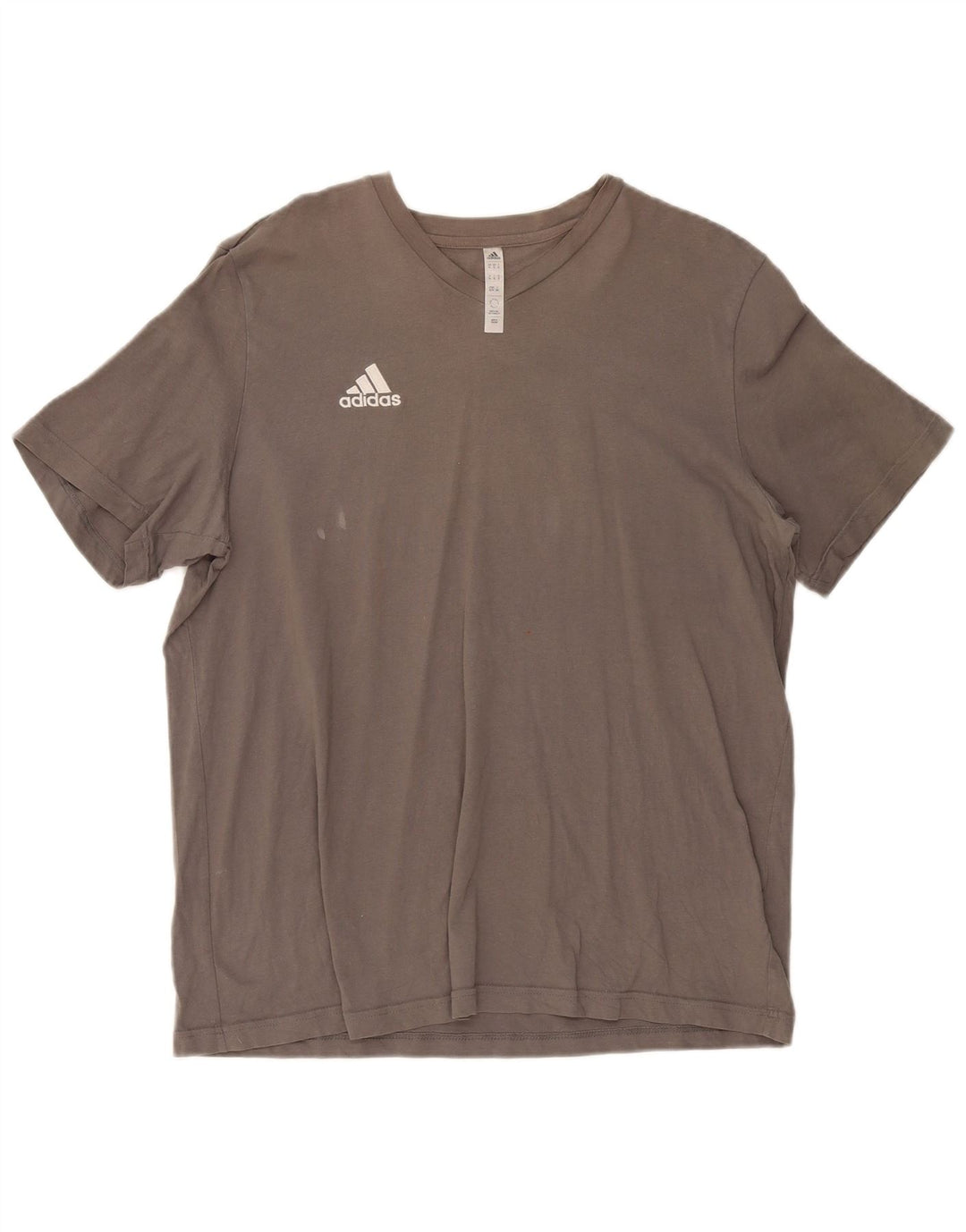 Мужская футболка Adidas Top XL Серый хлопок
