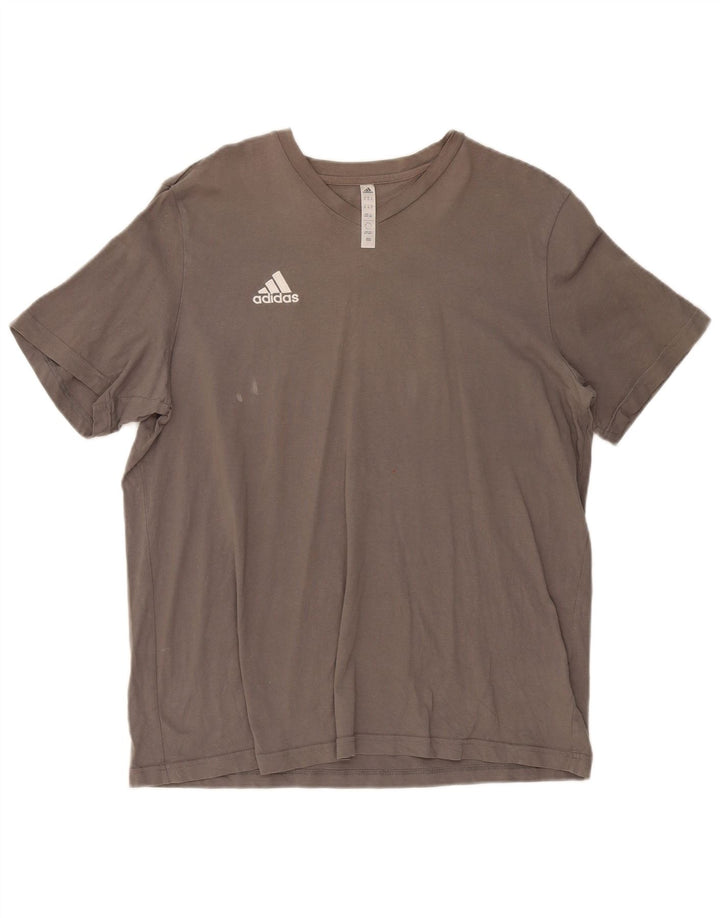 Мужская футболка Adidas Top XL Серый хлопок