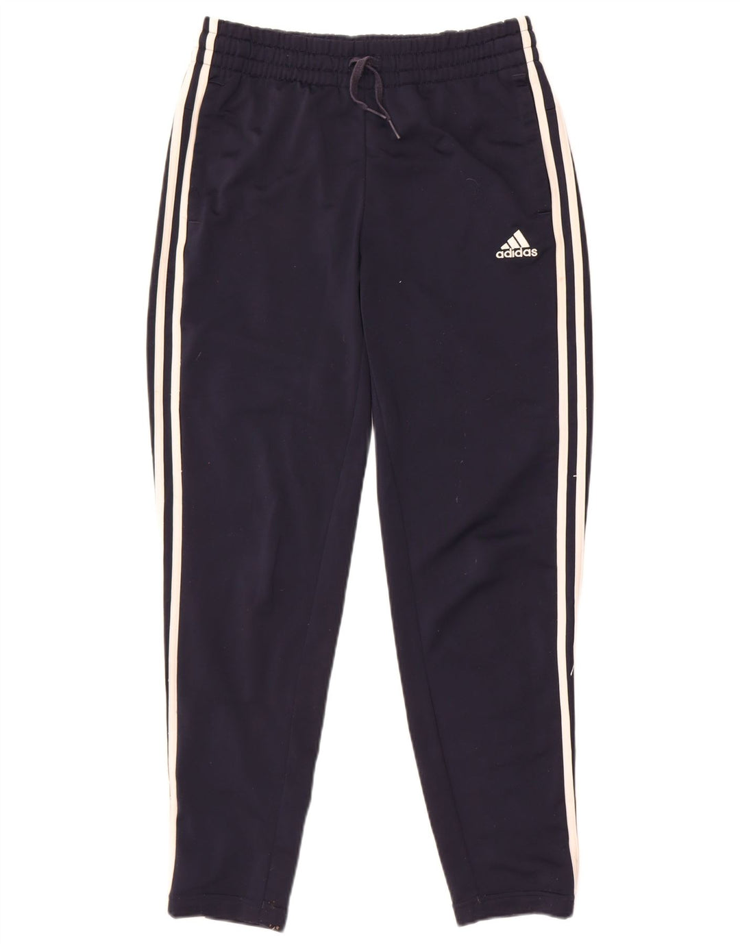 Женские спортивные брюки Adidas UK 8/10, маленькие, темно-синие, полиэстер