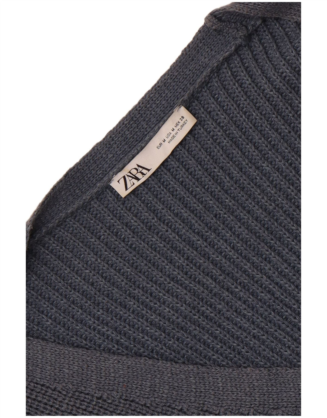 Женский укороченный кардиган Zara UK 14, средний темно-синий