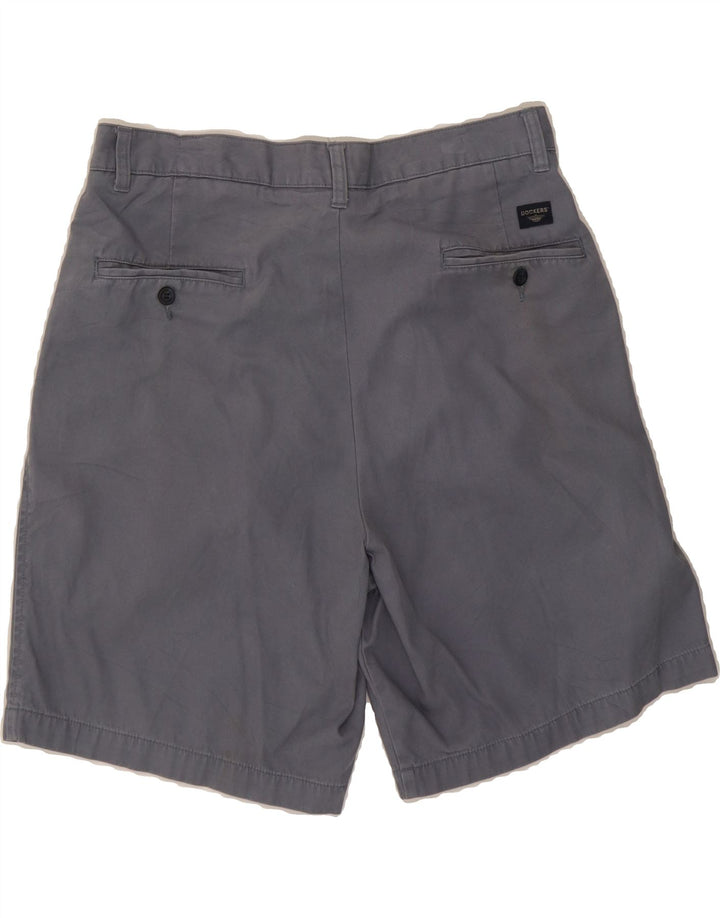 DOCKERS Mens Chino Shorts W34 Large  Grey Cotton Vintage Dockers and Second-Hand Dockers from Messina Hembry 