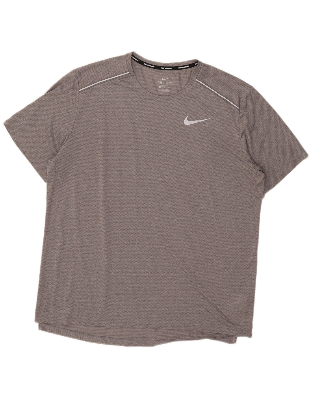 Мужская футболка Nike Dri Fit Top XL, серый полиэстер