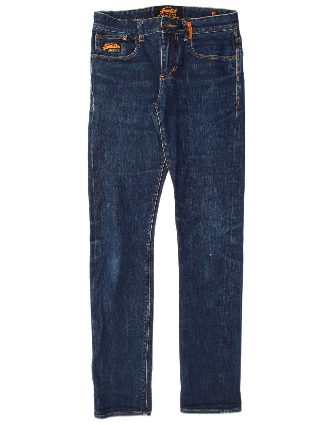 Мужские узкие джинсы Superdry W28 L32, синий хлопок