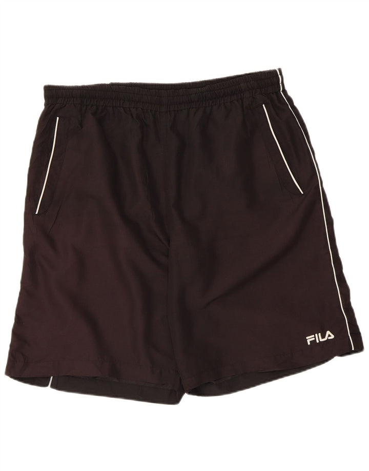 Мужские спортивные шорты Fila XL, черный полиэстер