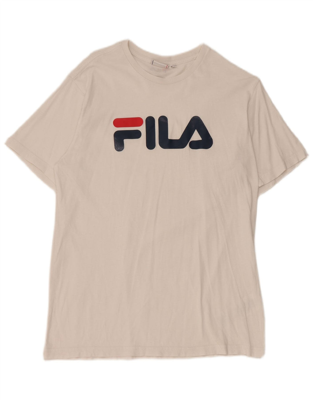 Fila Мужская футболка с рисунком, маленький белый хлопок