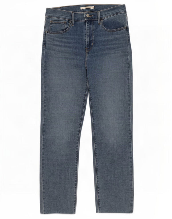 Женские прямые джинсы Levi's 724 с высокой посадкой W29 L28, синие, хлопок