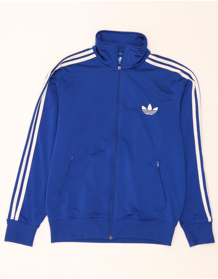 Мужской спортивный костюм Adidas, верхняя куртка, средний синий полиэстер
