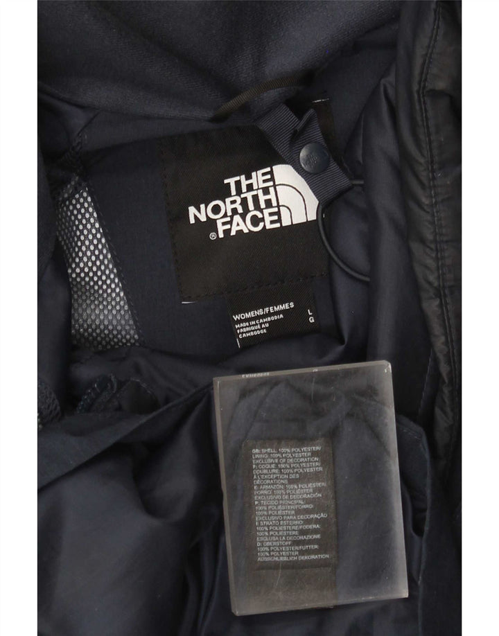 Женская дождевик с капюшоном The North Face UK 16, большой темно-синий полиэстер