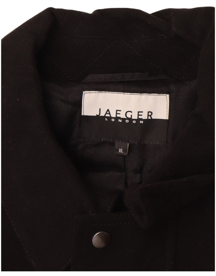 Мужское пальто Jaeger UK 42 XL, черный хлопок