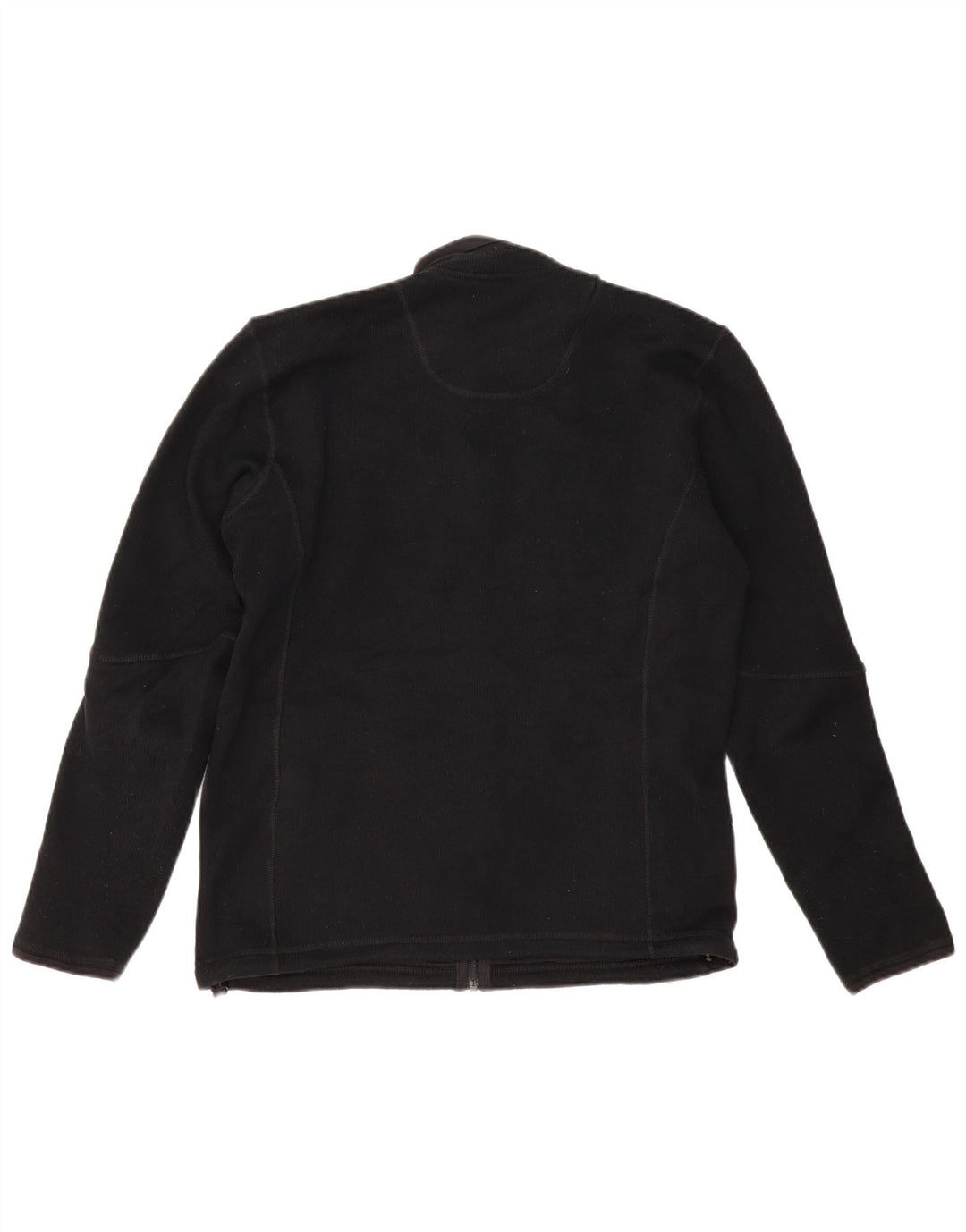 Женская флисовая куртка оверсайз MARKS & SPENCER UK 10, маленький черный полиэстер