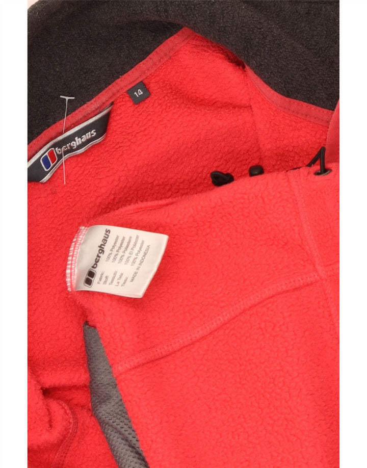 Женская флисовая куртка Berghaus UK 14, большой красный полиэстер