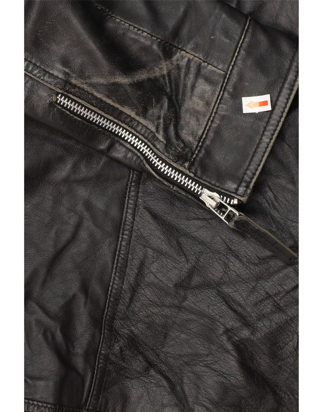 Женская байкерская кожаная куртка Isaco & Kawa IT 44 Medium Black Leather