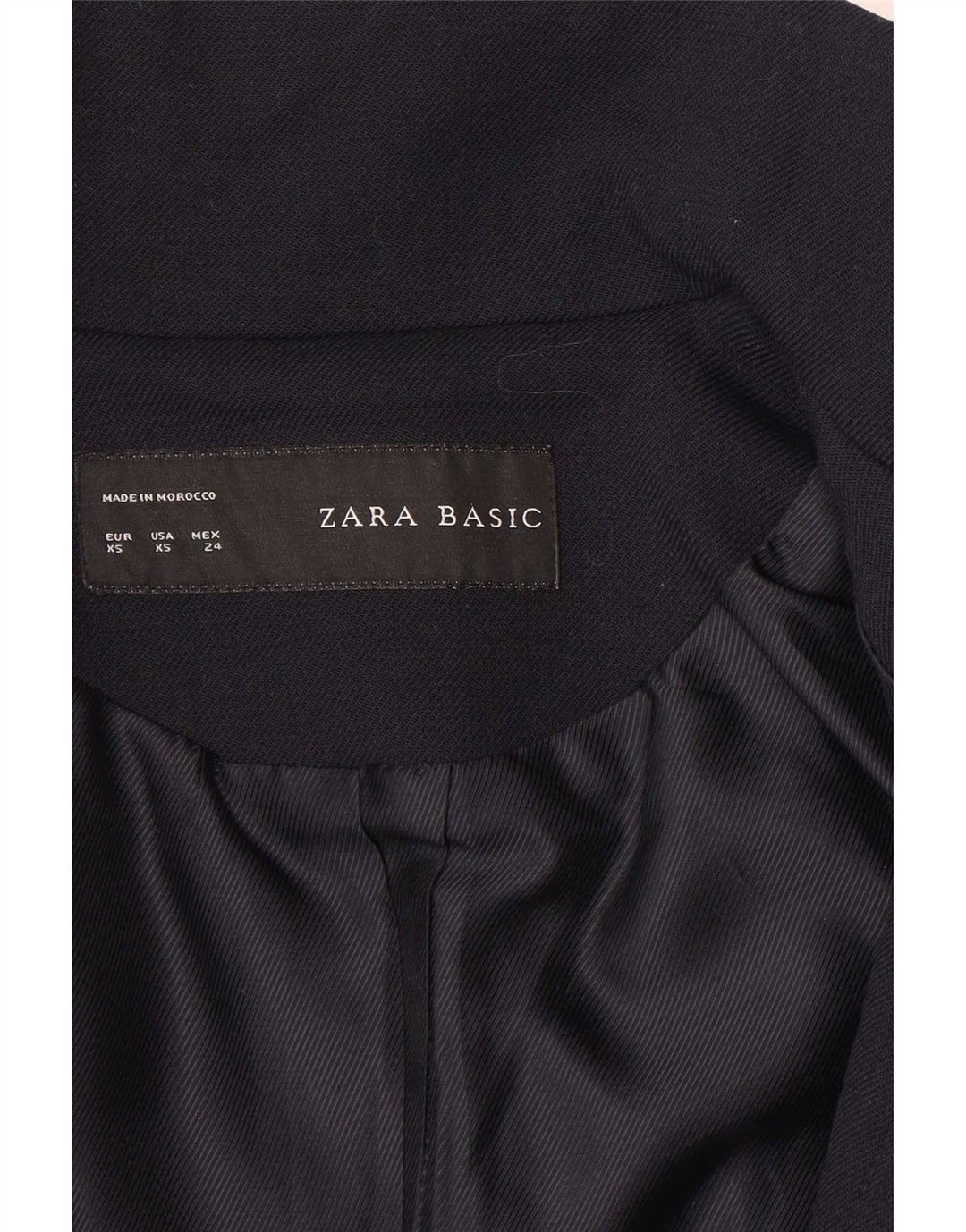 Женское пальто Zara UK 6 XS темно-синее