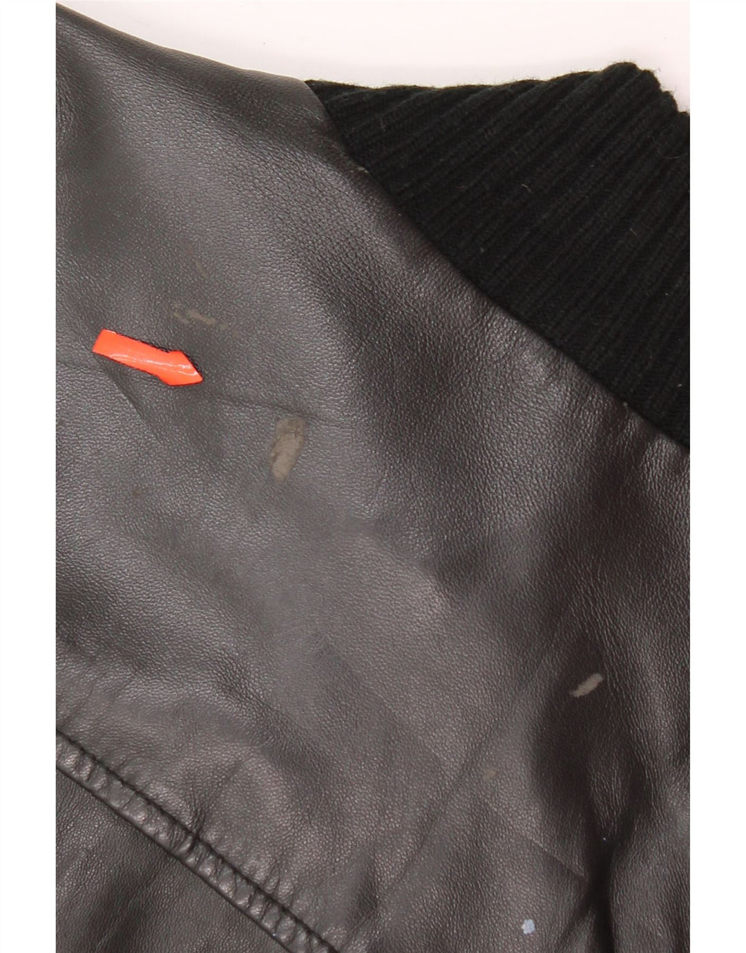 Мужская кожаная куртка-бомбер Conbipel IT 48 Medium Black Leather