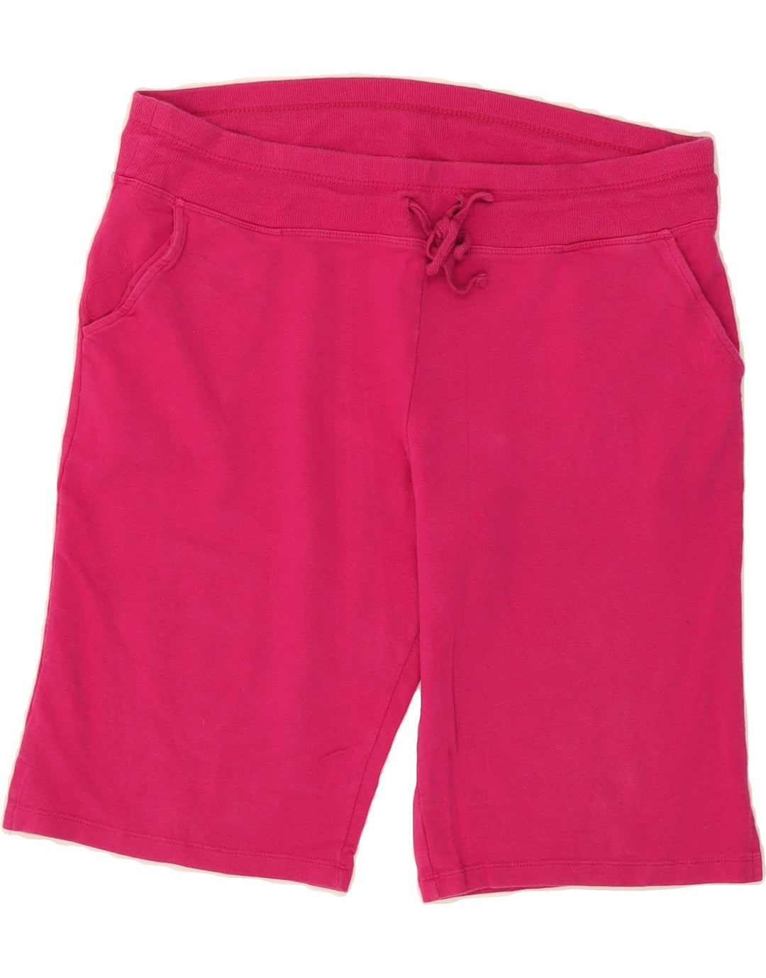 EDDIE BAUER Womens Sport Shorts UK 14 Medium  Pink Cotton Vintage Eddie Bauer and Second-Hand Eddie Bauer from Messina Hembry 