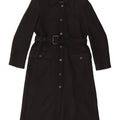 Женское пальто Zara UK 14, среднее, черное, шерстяное