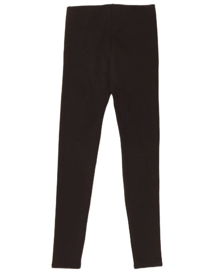 Женские леггинсы Zara UK 8, маленькие черные из полиэстера