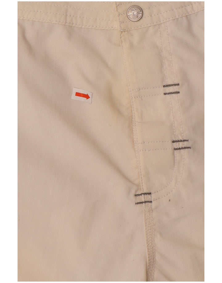 NORTH SAILS Mens Graphic Swimming Shorts Medium White Polyamide