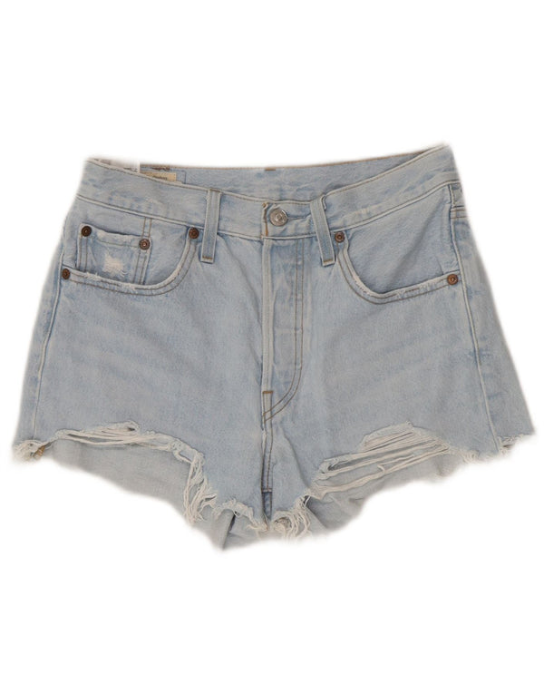Женские джинсовые шорты Levi's 501 W25 XS, синие, хлопок