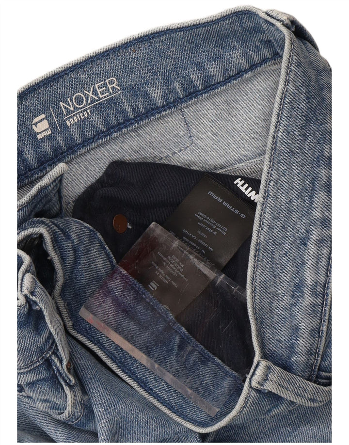 G-STAR Womens Noxer Bootcut Jeans W25 L30 Blue Cotton