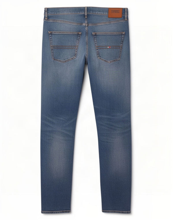 Мужские зауженные джинсы Tommy Hilfiger W33 L32 синие, хлопок