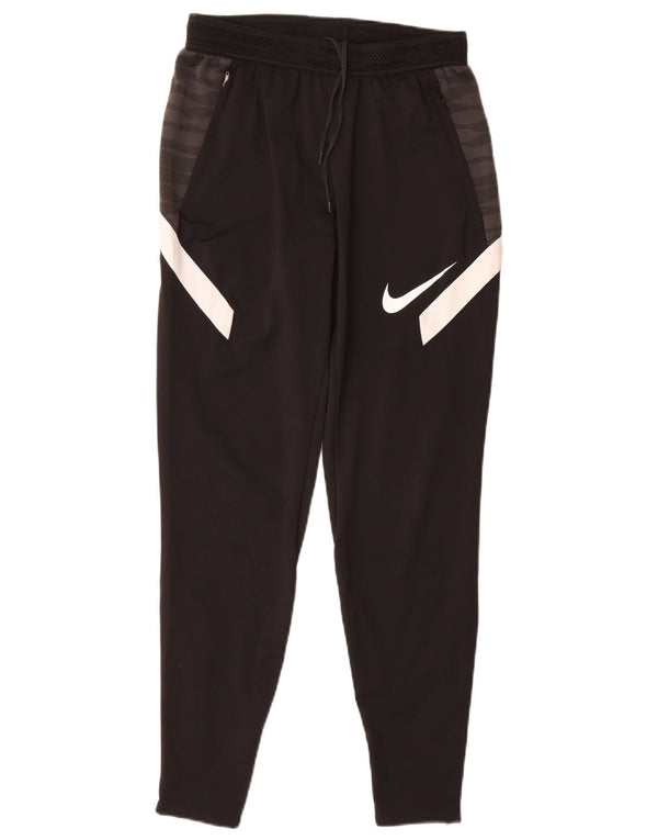 Nike Mens Dri Fit Graphic Tracksuit Trousers Small Black Colourblock