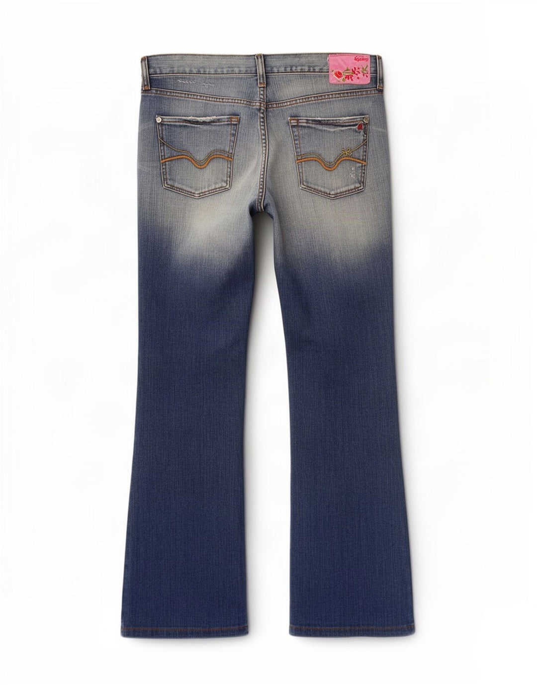 Женские джинсы Bootcut Replay W32 L30 синие, хлопок