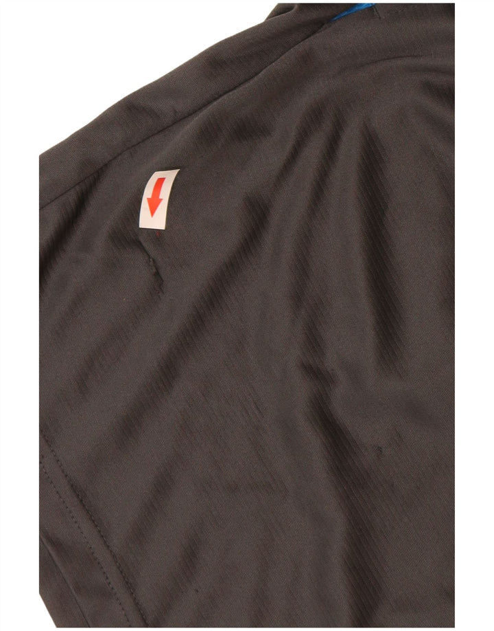Мужские спортивные шорты Nike Dri Fit, большие черные полиэстер с цветными блоками