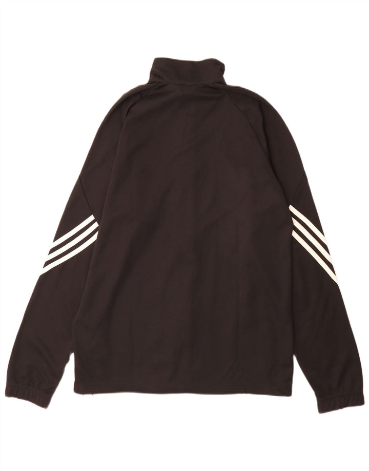 Мужская спортивная куртка Adidas Climalite, средний черный полиэстер