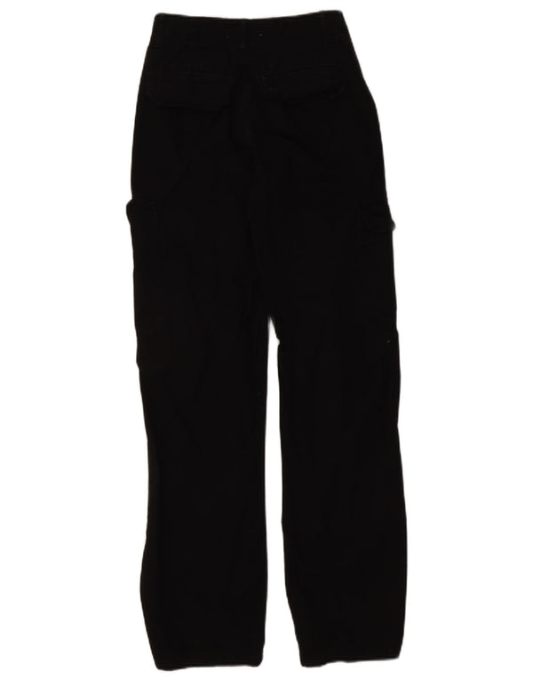 Женские прямые брюки карго Zara EU 32 2XS W22 L29, черный хлопок