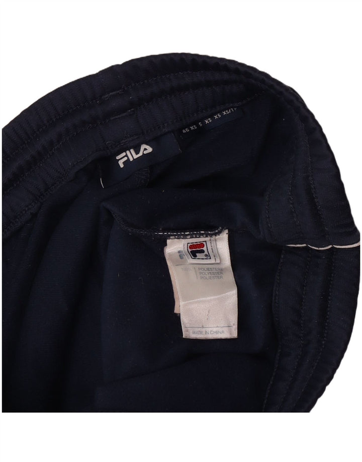 Мужские спортивные брюки Fila XS, темно-синие, полиэстер с цветными блоками