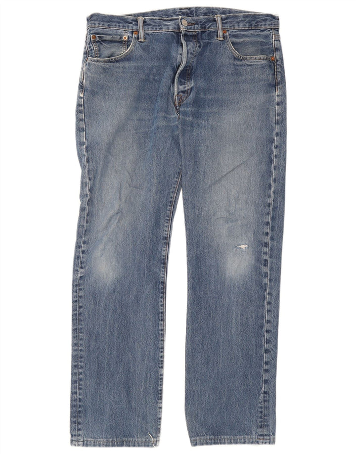 Мужские прямые джинсы Levi's 501 W36 L31 синие