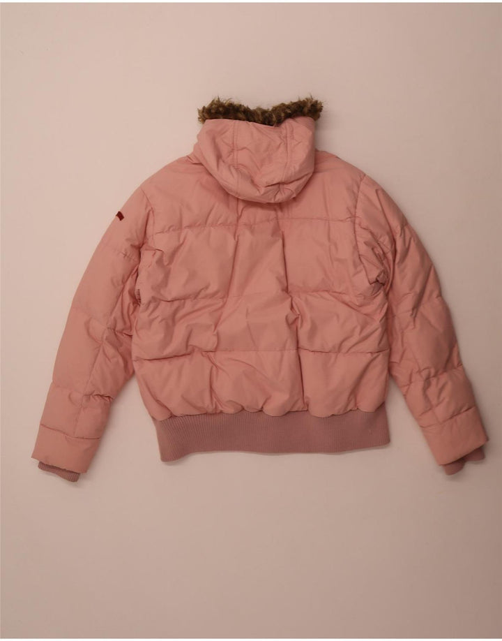 Женская утепленная куртка с капюшоном Helly Hansen UK 44 2XL, розовый нейлон