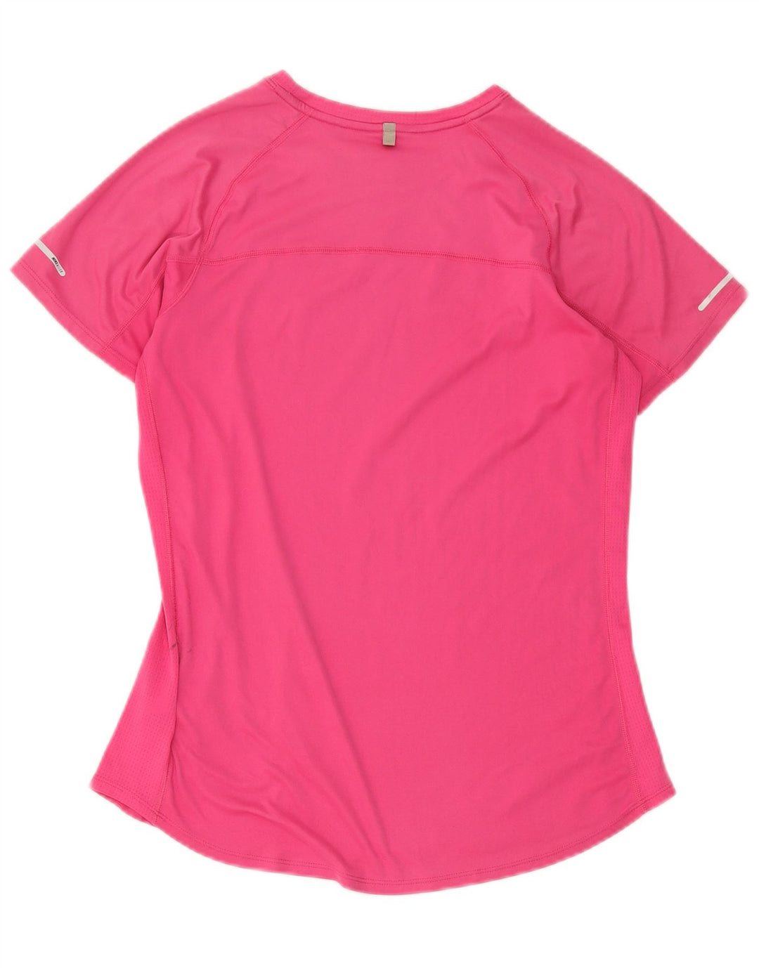 Женская футболка Nike Dri Fit Top UK 14, средний розовый полиэстер
