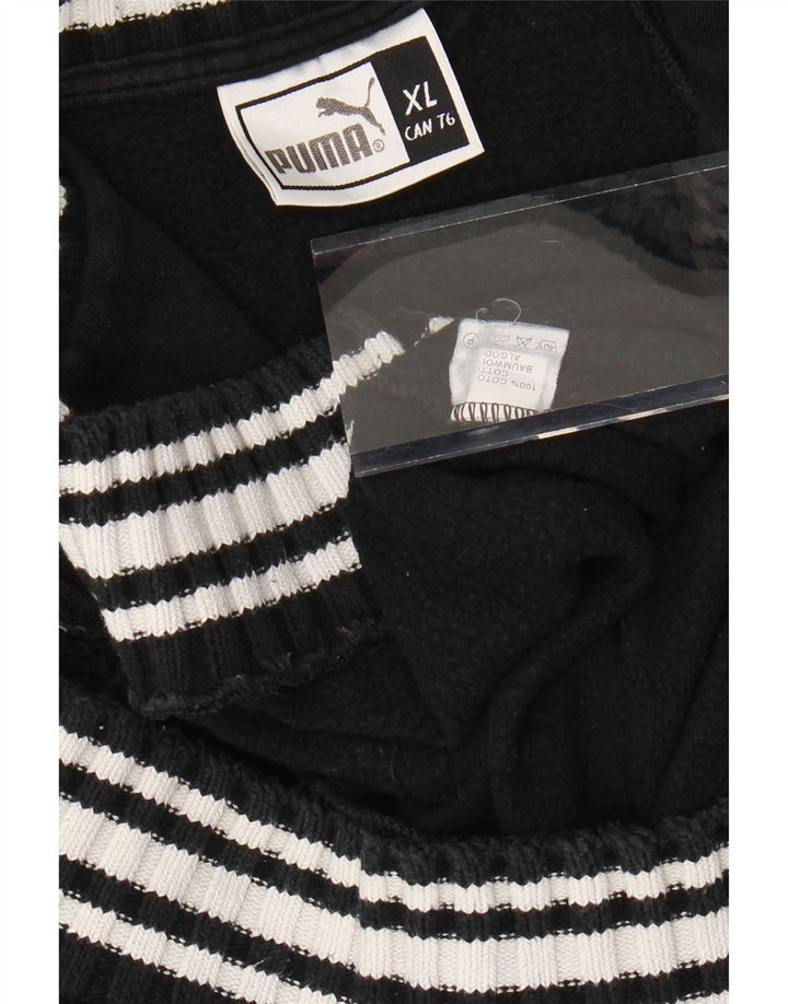 Женский спортивный костюм PUMA, верхняя куртка UK 18 XL, черный хлопок