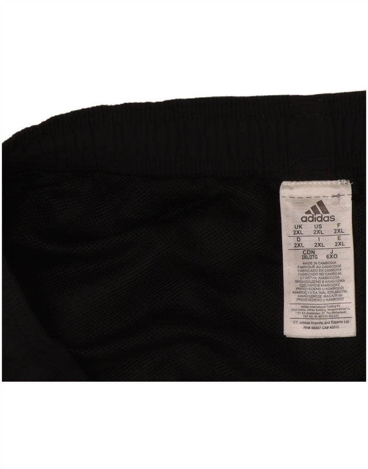 Мужские спортивные шорты Adidas 2XL, черный нейлон