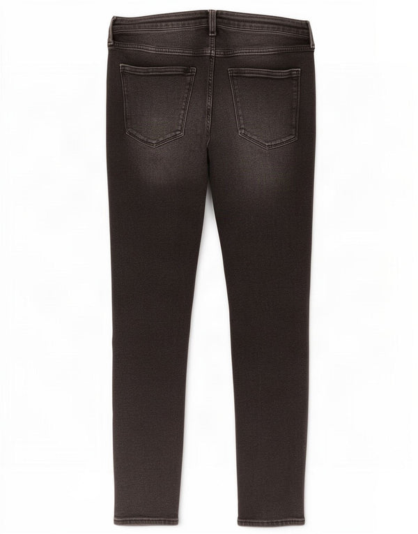 Женские джинсы скинни с высокой талией Zara EU 46 XL W36 L26 Серый хлопок