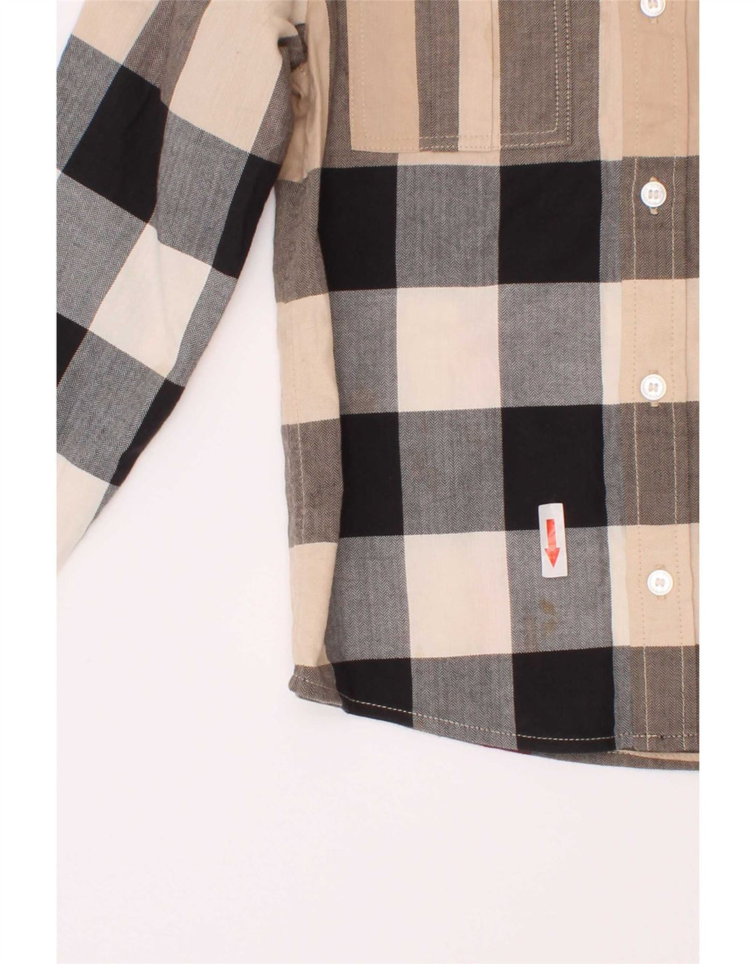 Рубашка Burberry для мальчиков 5–6 лет, хлопковая разноцветная клетка