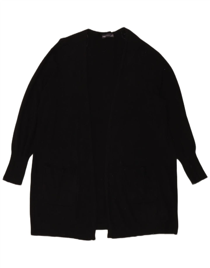 Женский удлиненный кардиган большого размера Marks & Spencer UK 18 XL, черный