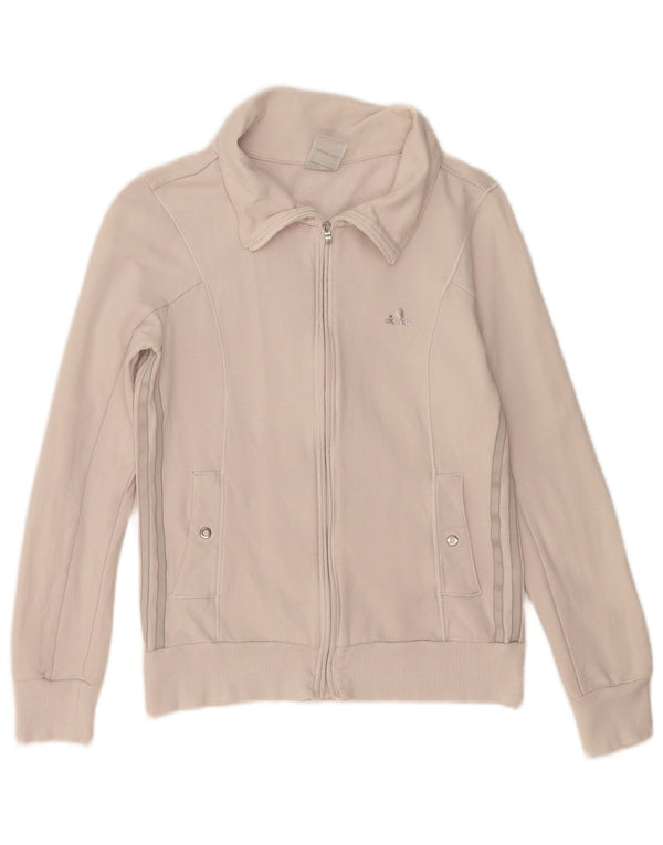 Женский спортивный костюм ADIDAS, верхняя куртка UK 10, маленький белый хлопок