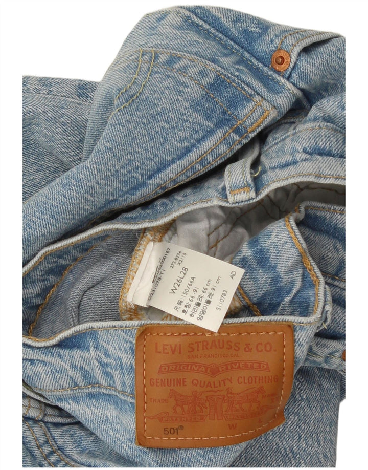Женские прямые джинсы Levi's 501 W26 L28 синие