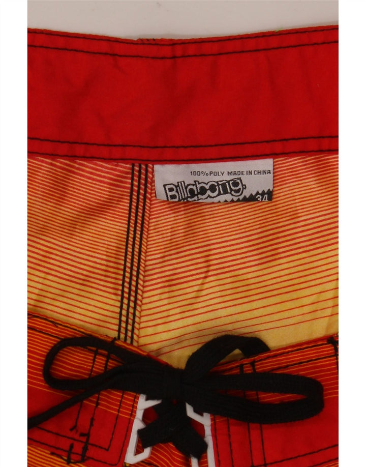 Billabong Мужские шорты для плавания с рисунком, большие разноцветные полоски