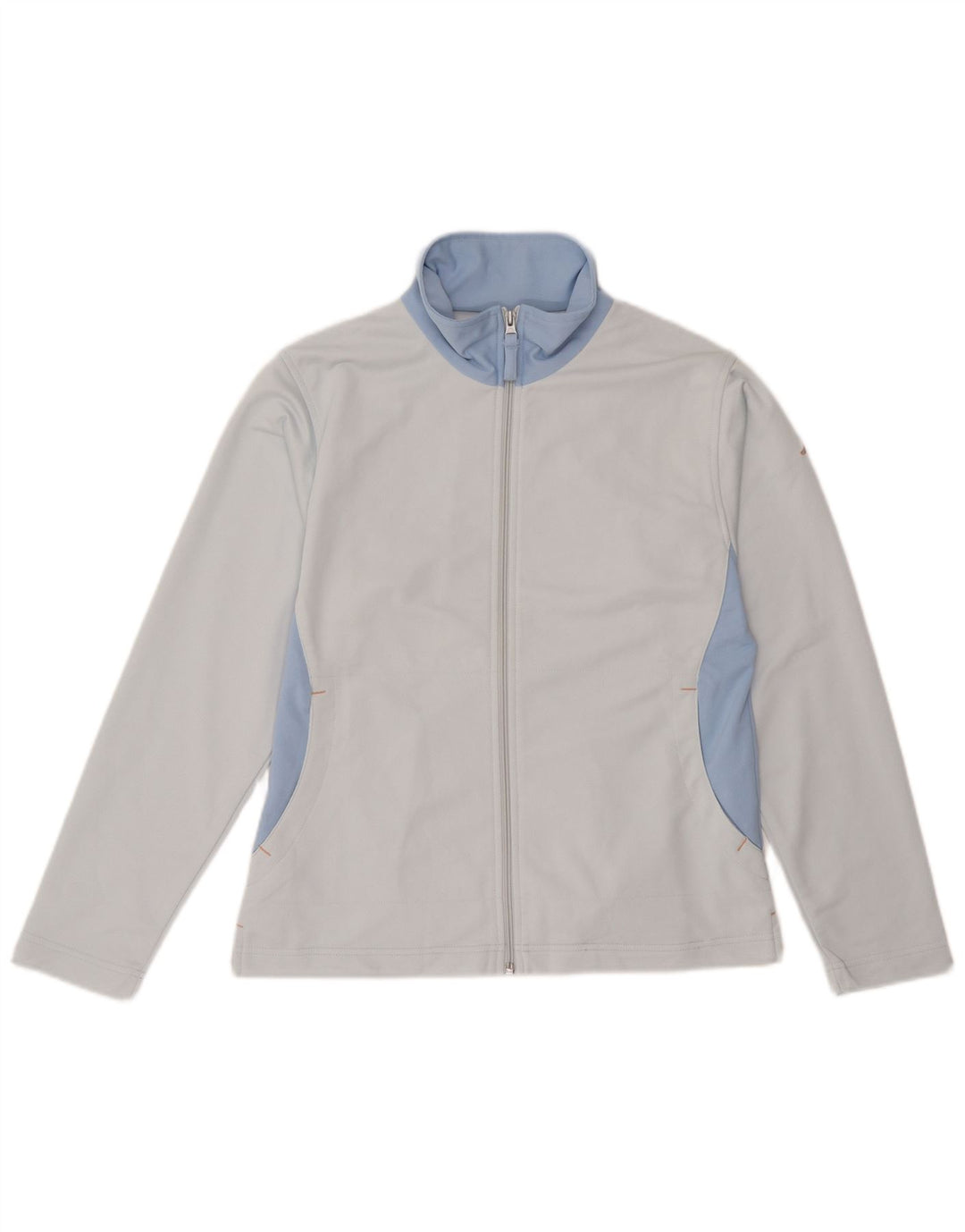 Женский спортивный костюм KAPPA, верхняя куртка UK 16, большой синий полиэстер с цветными блоками