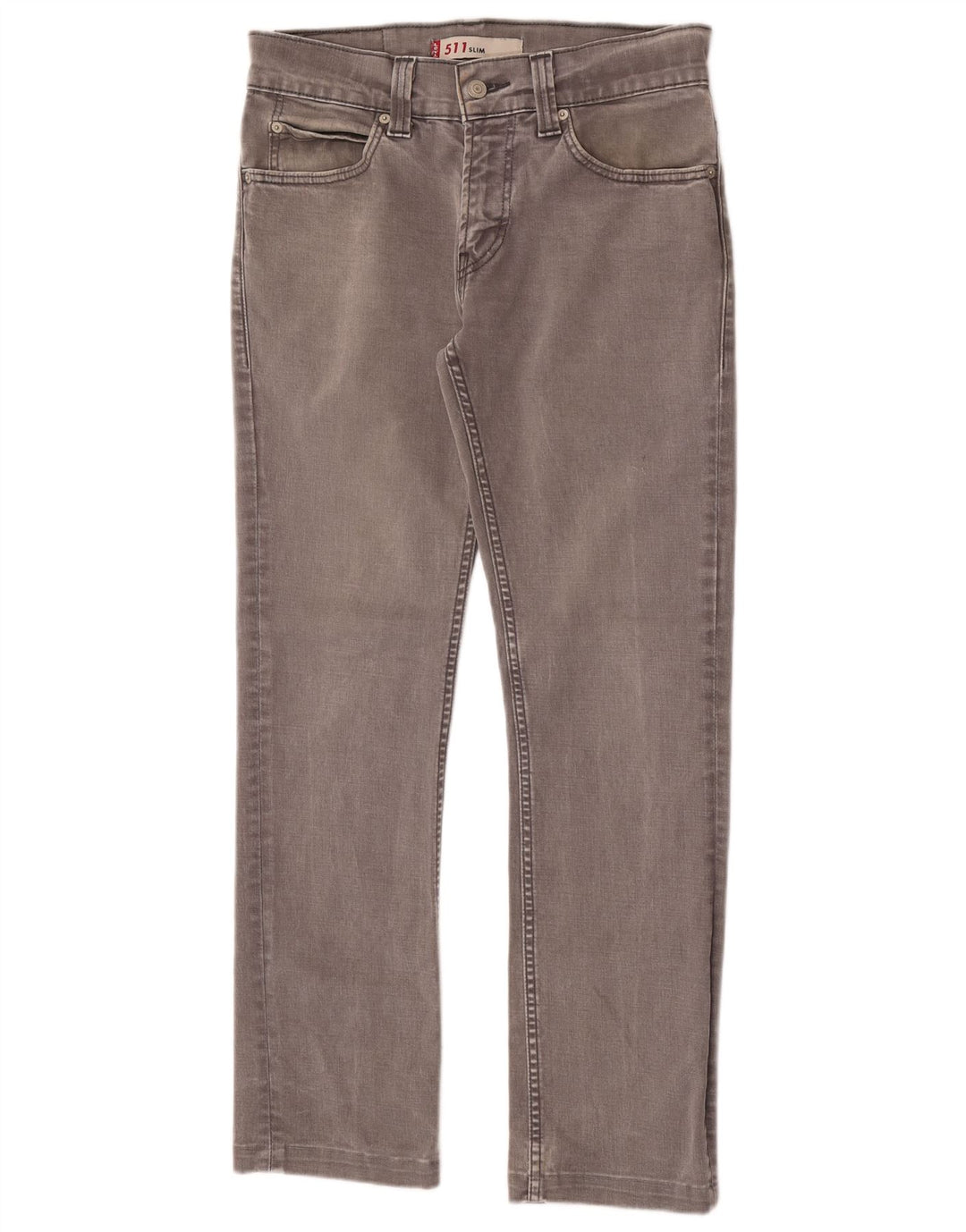 Мужские джинсы Levi's 511 Slim W30 L29 Серые хлопковые
