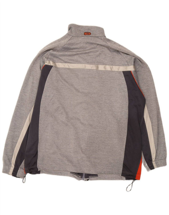 Мужской спортивный костюм Diadora UK 46 XL, серый полиэстер с цветными блоками