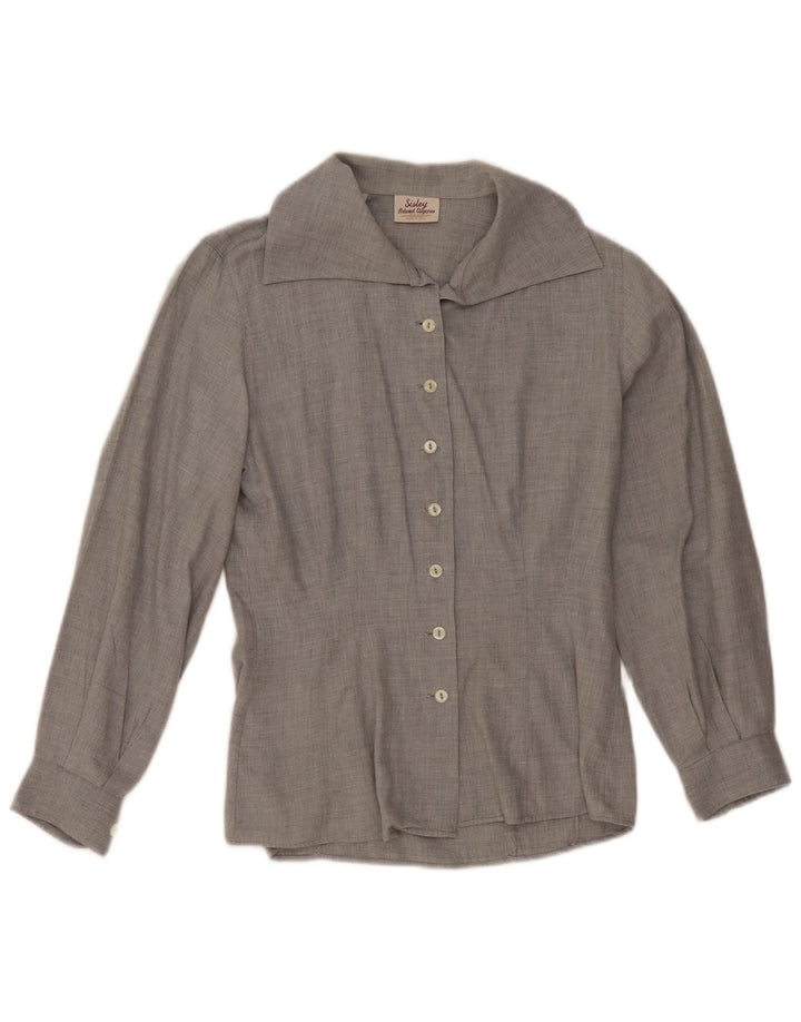 Женская рубашка Sisley IT 42 Medium Grey Хлопок