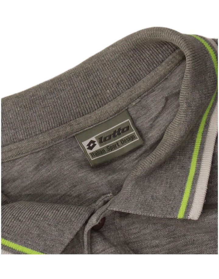 Рубашка Поло Мужская Lotto XL Серая